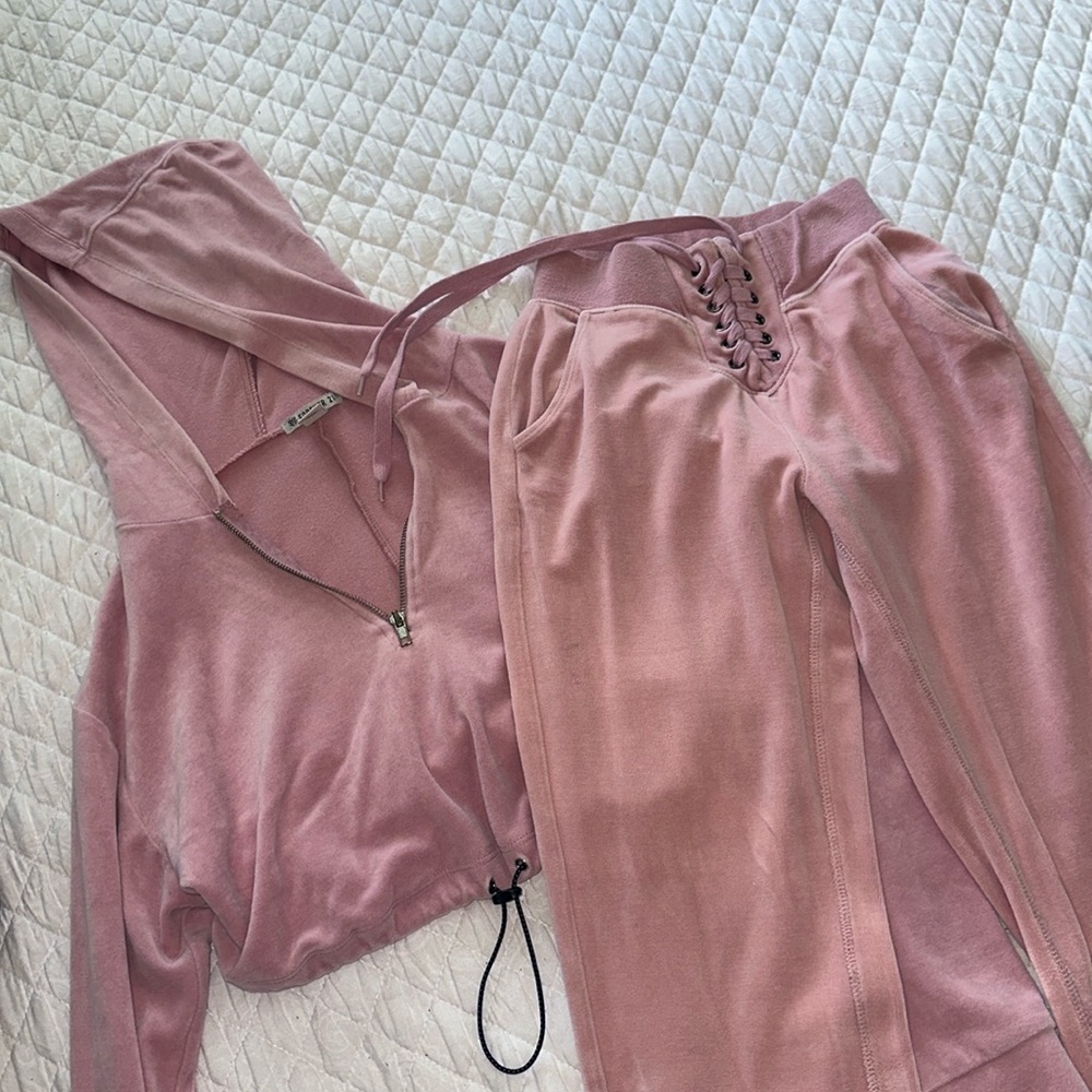 Women's Loose Casual Sweatshirt And Sweatpants Two Piece Set